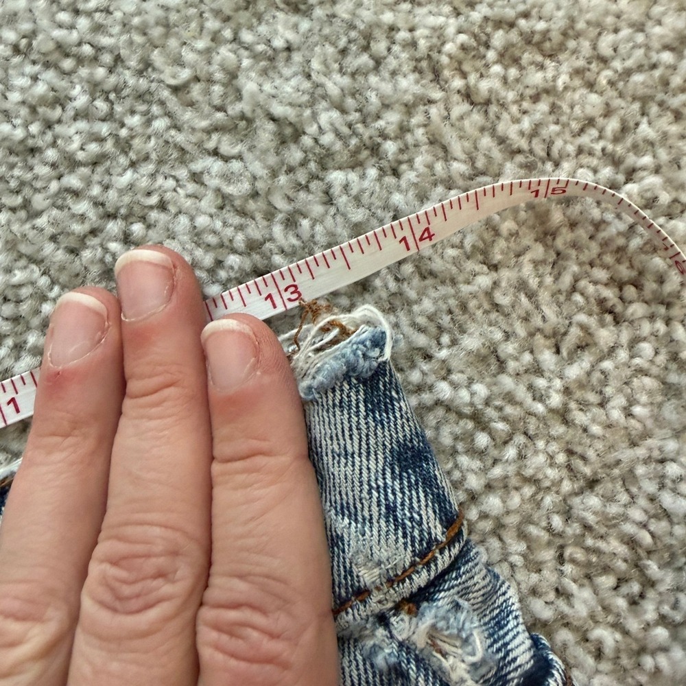 Vintage Levi's 505‎ Jeans Womens 29 Acid Wash 1970s Big E Distressed Retro - Picture 9 of 16